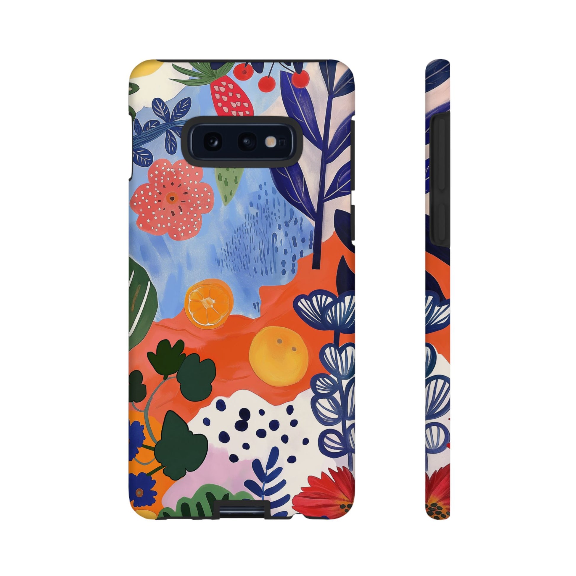 Colorful Abstract Floral Phone Case – Modern Art Design for iPhone, Samsung, Google Pixel Tough Case - NovaFlair