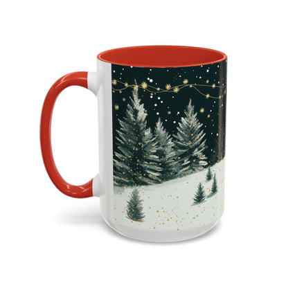 Winter Wonderland Coffee Mug - Cozy Hot Beverage Cup for Holidays, Christmas Gift, Winter Decor, Festive Mugs, Tea Lover's Delight