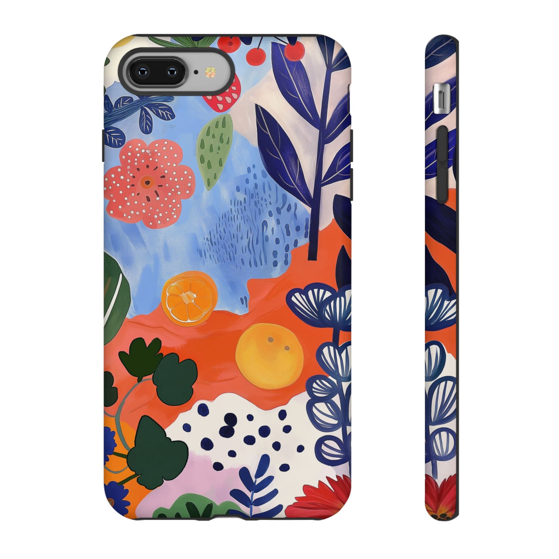 Colorful Abstract Floral Phone Case – Modern Art Design for iPhone, Samsung, Google Pixel Tough Case - NovaFlair