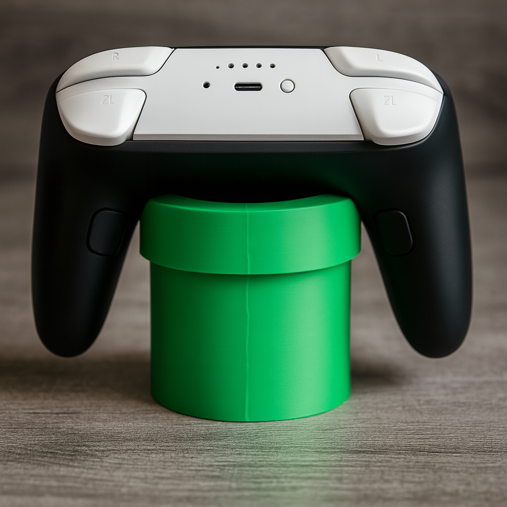 Mario Pipe Controller Stand – 3D Printed Holder for Switch 2