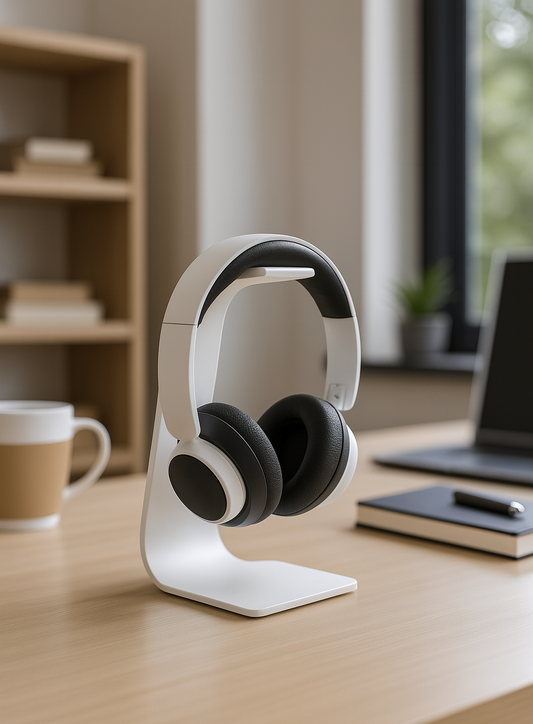 Minimalist 3D Printed Headphone Stand – Space-Saving Desk Display for Gamers, Creators & Audiophiles