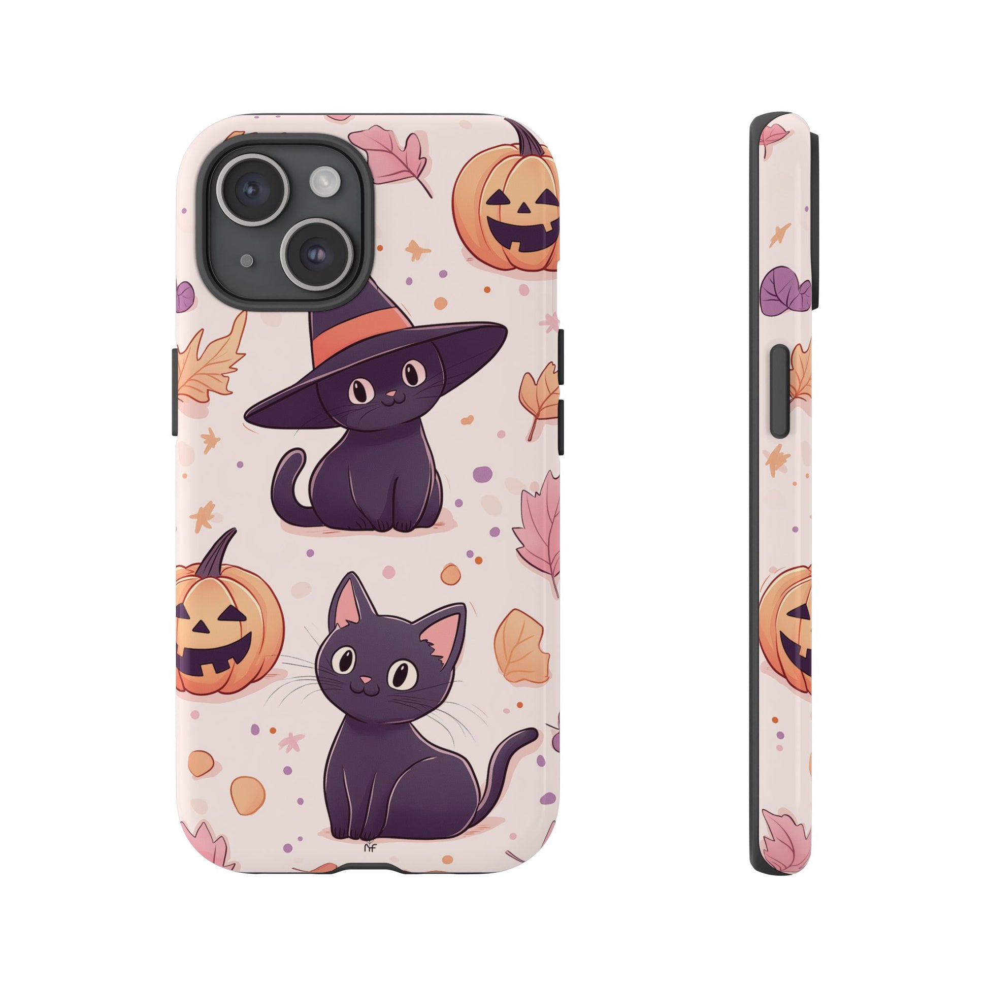 Adorable Halloween Black Cat Phone Case Cute & Festive Design Adorable Halloween Black Cat Phone Case Cute & Festive Design