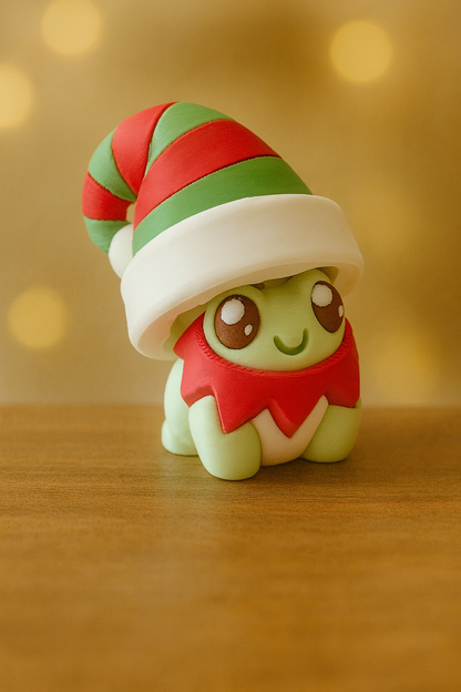 Limited Holiday Edition Christmas Clicker Fidget Toy – Santa, Gift Box & Elf 3D Printed Collectible Keychains | ASMR & Stress Relief