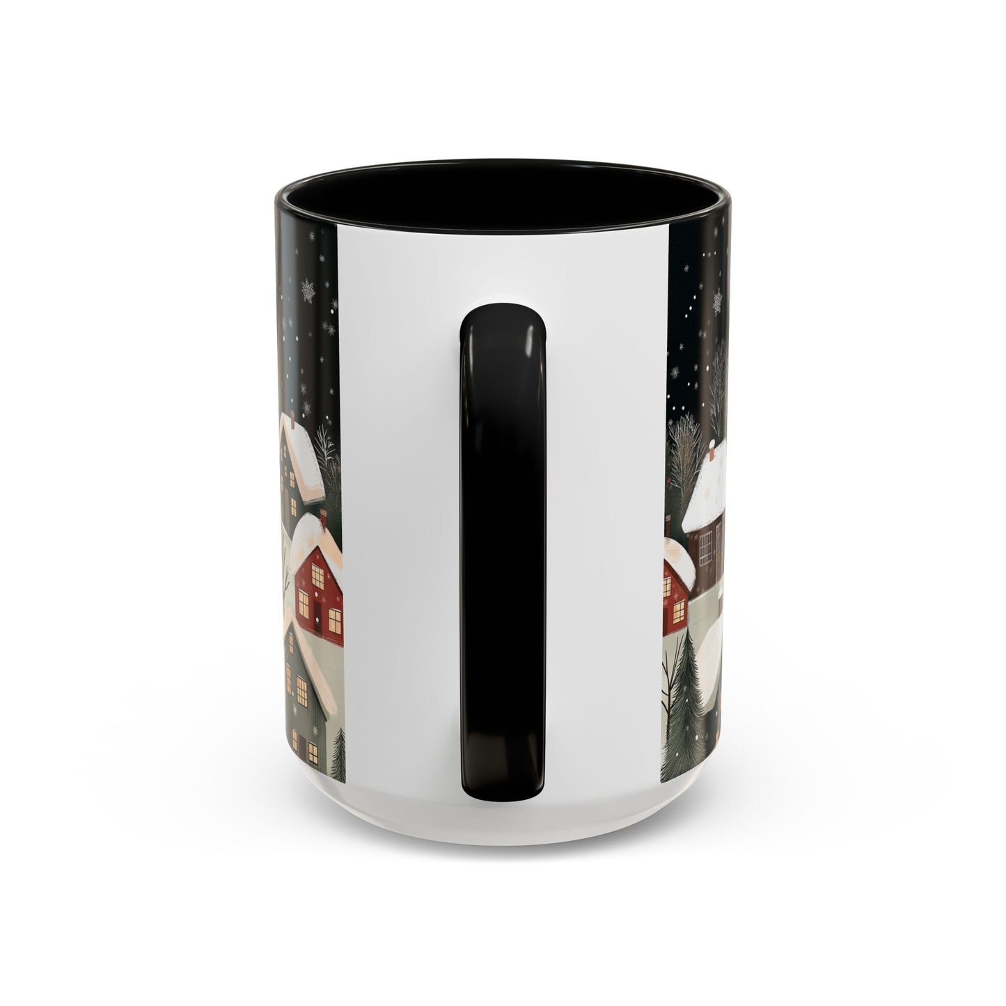 Cozy Winter Forest Coffee Mug, Christmas Forest Tea Cup, Winter Holiday Ceramic Mug, Festive snowy Drinkware Holiday Season Classy Mug