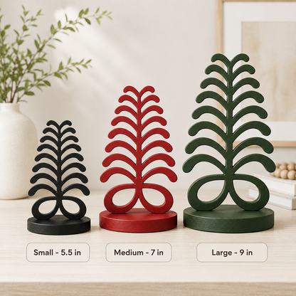 Aya Symbol Sculpture – Afrocentric Home Decor | Modern Adinkra Statue | African Inspired Shelf Decor