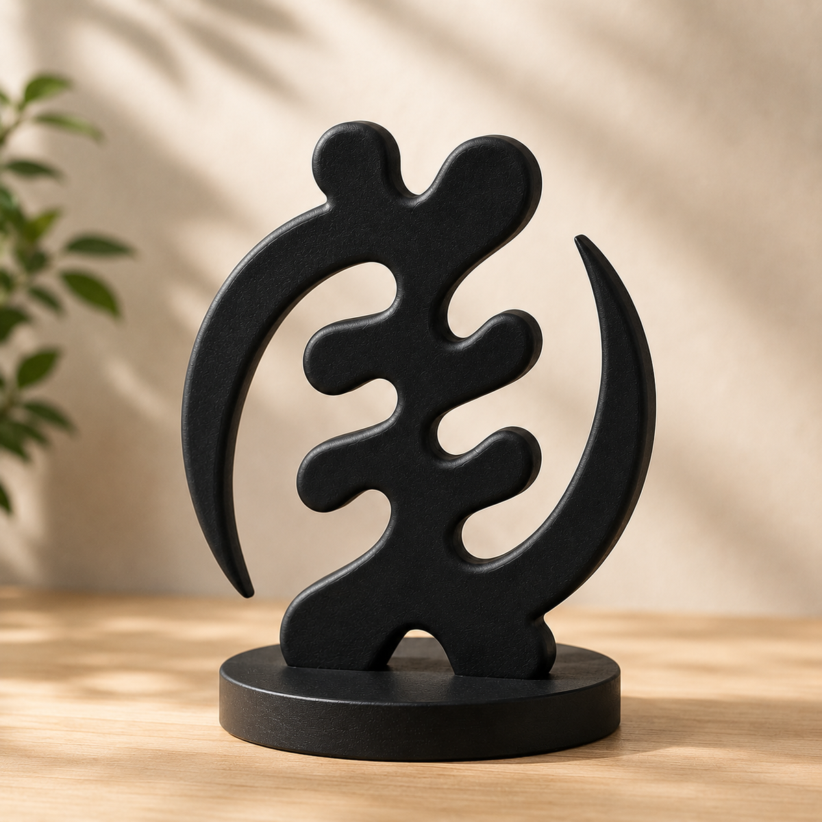 Gye Nyame Sculpture | Afrocentric Home Decor Statue