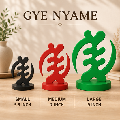 Gye Nyame Sculpture | Afrocentric Home Decor Statue