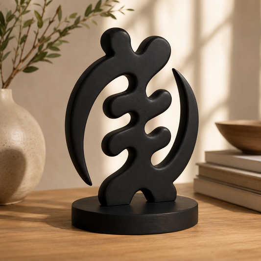Gye Nyame Sculpture | Afrocentric Home Decor Statue