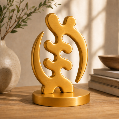 Gye Nyame Sculpture | Afrocentric Home Decor Statue