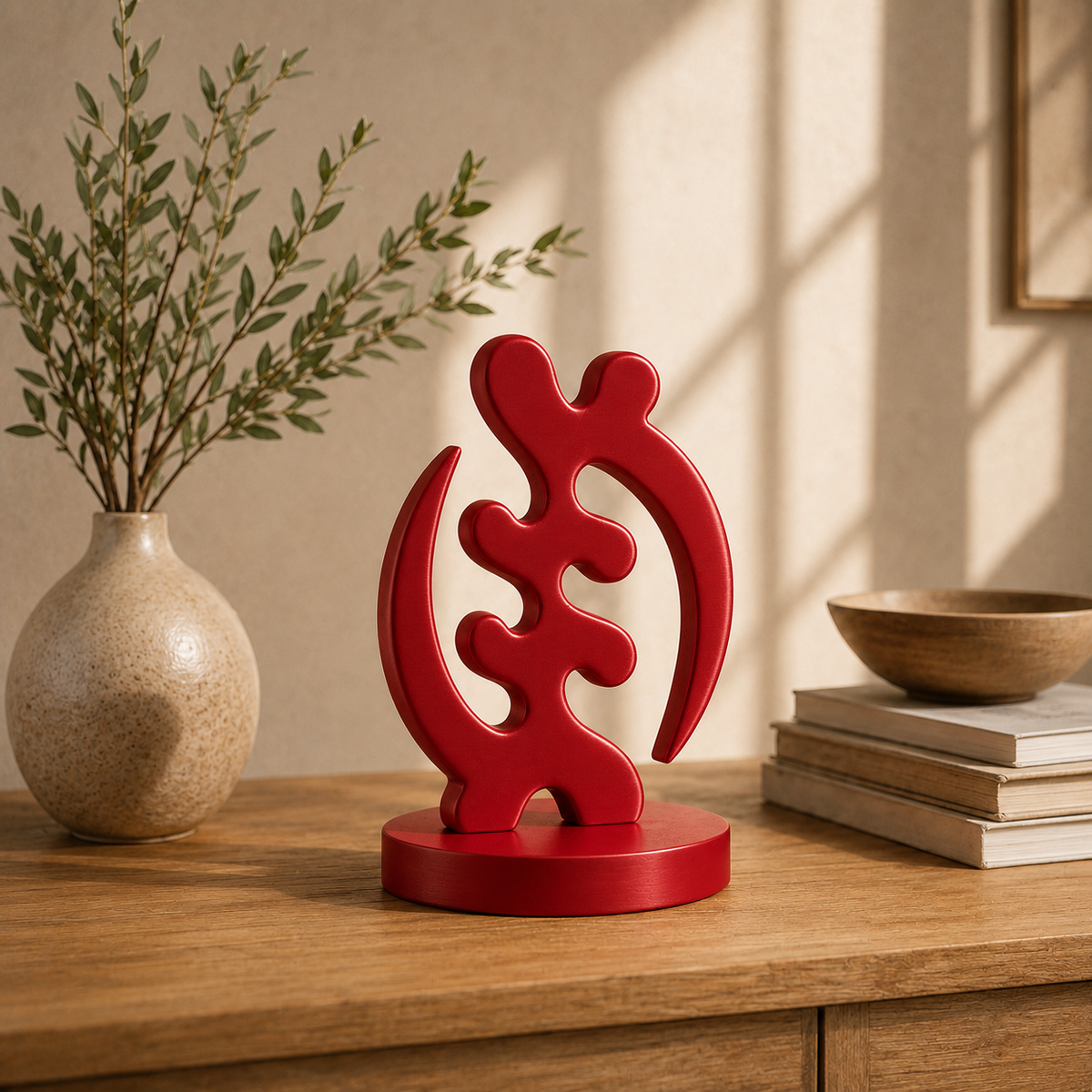 Gye Nyame Sculpture | Afrocentric Home Decor Statue