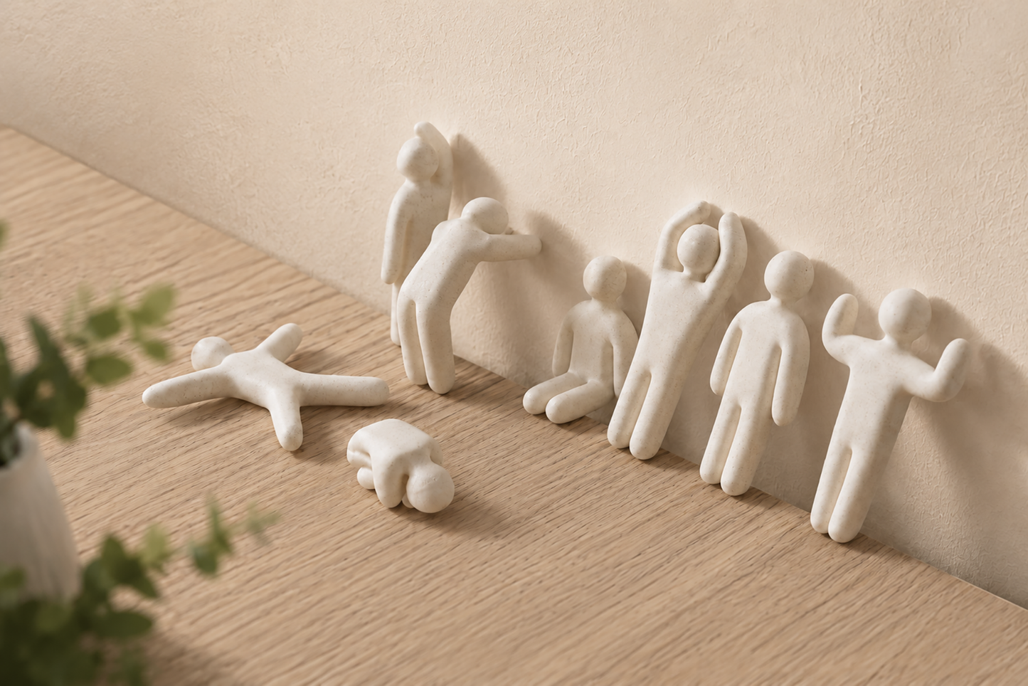 Meccha Chameleon Inspired 3D Printed Mini Figures | Paint Your Own Gamer Desk Toy | 19 Pose Hide & Seek Collectible Set