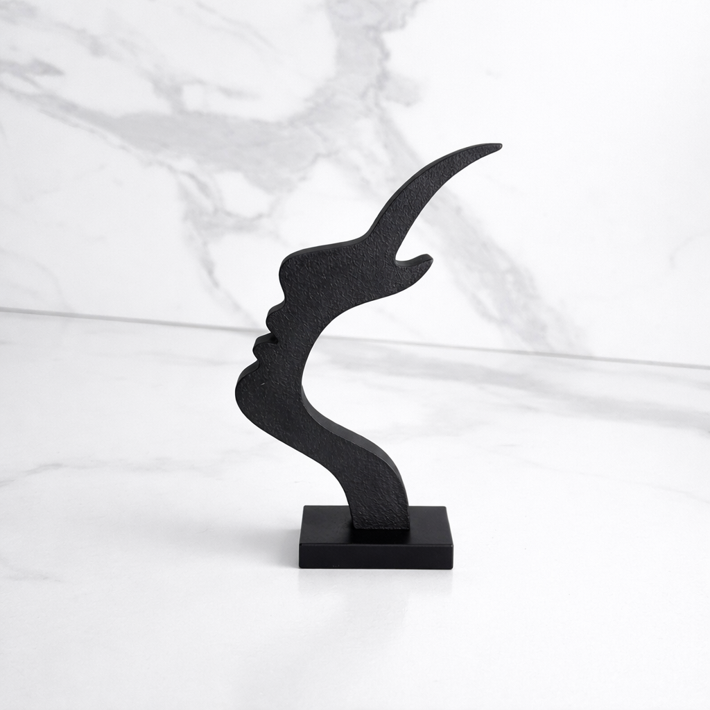Modern Sculptural Glasses Holder Stand – Minimal Desk Eyewear Display
